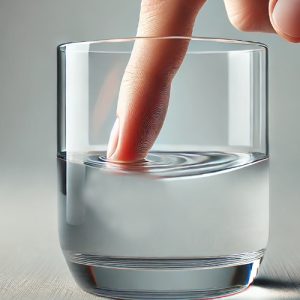 Physik Experiment für Kinder mit Wasser - Wasser schwerer machen - hydrostatischer Druck, hydrostatisches Paradoxon